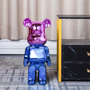 Carftsoul รูปหมีแบบทำมือตู้ทีวีรูปหมีสมัยใหม่สุดสร้างสรรค์ตกแต่งด้วยวัสดุเซรามิกสไตล์รุนแรงด้วยไฟฟ้า - Product Image 4