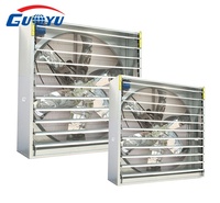 Guoyu Push-Pull Zentrifugal-Abluftventilator 380V Elektrischer Wandventilator Edelstahlflügel Kugellager Industrieller Gewächshausventilator