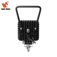 Lámpara LED Cuadrada de 12 Vatios y 3.0 Pulgadas, Resistente, para Conducción, Luz Auxiliar de Emergencia con Asa para SUV, Camioneta, LML-0802SB-12