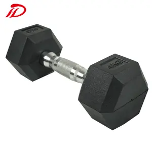 Commercial Rubber Hex Dumbell Set 5-50 5lb To 125lb 5 10 15 Pound Kg Hexagon Set Lbs