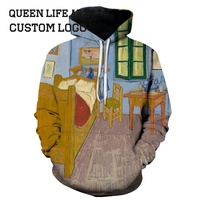 Ensemble sweat à capuche et pantalon de survêtement pour homme Verdant Strokes, personnalisable, 100 % polyester, qualité supérieure, grammage lourd, sans cordon, vierge