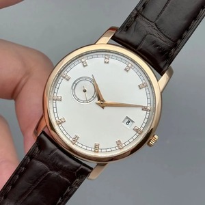 Montre mécanique élégante et neutre de 38 mm, mouvement automatique à remontage automatique, design fin - Product Image 2