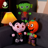 Halloween transfrontalier Halloween drôle poupée citrouille vampire crâne en peluche jouet poulet ornements