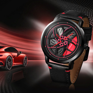 Fenyi Wholesales High-quality Fashionable Casual Best-selling Car Wheels <strong>Sporty</strong> Rotatable Quartz <strong>Watches</strong> for <strong>Men</strong> - Product Image 2