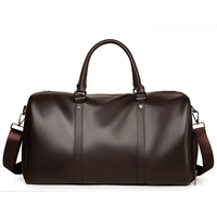 Sac à bagages de voyage de haute qualité grande capacité séparation sèche humide étui à bagages en cuir PU pour hommes femmes sac d'affaires de luxe