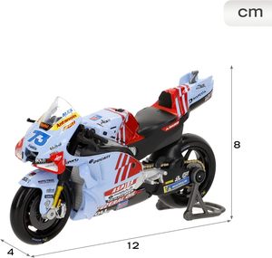 Maisto Ducati Gresini MotoGP 2024 Alex Márquez # Modelo a Escala 1:18 de Metal con Acabados Realistas, Soporte de Exhibición Incluido, Juguete Coleccionable - Product Image 4