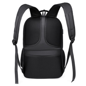 Men's <b>Backpack</b> 20-35L Waterproof With Usb Business Travel Solid Color - Product Image 3