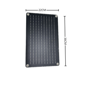 <span class=keywords><strong>Kit</strong></span> de panneaux solaires extérieurs 12W 16V à base entièrement noire Sunpower pour le stockage et la recharge de batteries au plomb-acide et au lithium, vente directe usine - Product Image 3