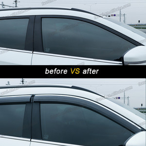 Cubierta de visera de lluvia para ventana de coche, protector de pantalla para <span class=keywords><strong>citroen</strong></span> aircross <span class=keywords><strong>c4</strong></span> c5 c2, accesorios de c3-xr, estilo automático, <span class=keywords><strong>2022</strong></span> - Product Image 4