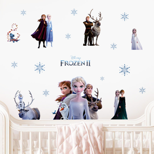 PVC autoadhesivo Frozen <span class=keywords><strong>pared</strong></span> pegatina chica habitación Fondo decoración extraíble princesa <span class=keywords><strong>pared</strong></span> calcomanía - Product Image 6
