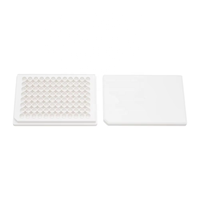 Bande détachable intégrée Immuno MicroWell plaques de microtitrage 96 puits microplaque noir blanc pour la détection de fluorescence