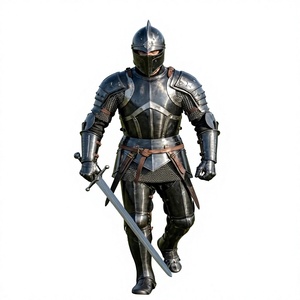 Armure de combat médiévale complète, costume de chevalier, armure de guerrier, costume de croisé, costume d'Halloween, cadeau pour homme - Product Image 1