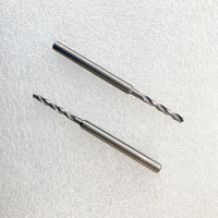 Forets hélicoïdaux en carbure monobloc, revêtement tungstène, haute précision, 2-4 cannelures, droite, pour perçage de métaux et acier inoxydable