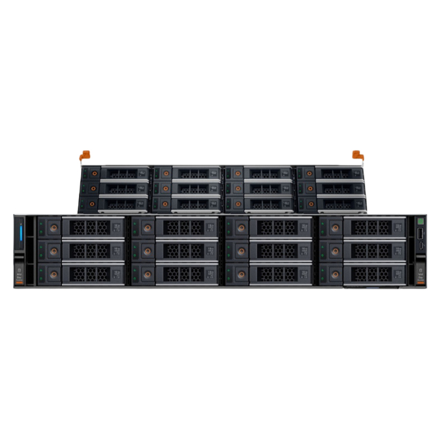 De PowerEdge R760 Server with CPU 6458Q 64 Core 2.5 GHz and 256G/3*1.92/5*8/H755/GPU 4090 Rack Server