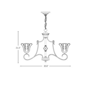 Copper Modern Simple Living Room Pendant <b>Lights</b> Villa Duplex Building Glass Lampshade Atmospheric <b>Chandelier</b> Wholesales - Product Image 4