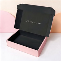 Boîte à vêtements pliable en carton ondulé avec design gratuit, impression personnalisée couleur, emballage en carton pour envoi postal, boîte à chaussures avec logo personnalisé