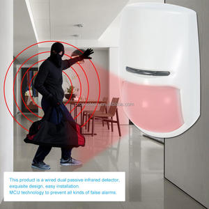 DC 12V Có Dây Trong Nhà Chống Trộm Cảm Biến Chuyển Động Fresnel Lens Pir Cảm Biến Chuyển Động Báo Động Với Người Giữ - Product Image 4