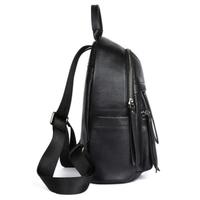 Mochila de piel sintética impermeable para jóvenes, diseño de moda, unisex, para adolescentes, Universidad