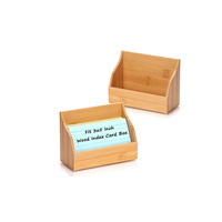 Accesorios de Escritorio para Dispensador de Notas Adhesivas, Suministros Escolares para Porta Cuadernos y Organizadores, Madera de Bambú