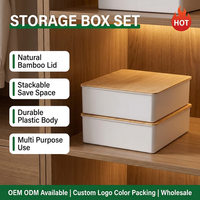 Organiseurs de placard : Boîte de rangement empilable pour soutiens-gorge et chaussettes, idéale pour la maison et le bureau (vente en gros)