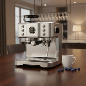 Cafetera Semiautomática de Acero Inoxidable para Espresso y Cappuccino, con Funcionamiento Semiautomático y Fácil de Usar - Product Image 4