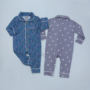 الجملة الرضع الملابس أزرار خاطفة مولود جديد الملابس الخيزران فسكوزي لينة تنفس جميل الطباعة الملابس مجموعات الطفل السروال القصير - Product Image 4