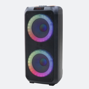 2x10 pulgadas woofers gran potencia de audio recargable bafle fiesta caja de sonido trolley altavoz - Product Image 2
