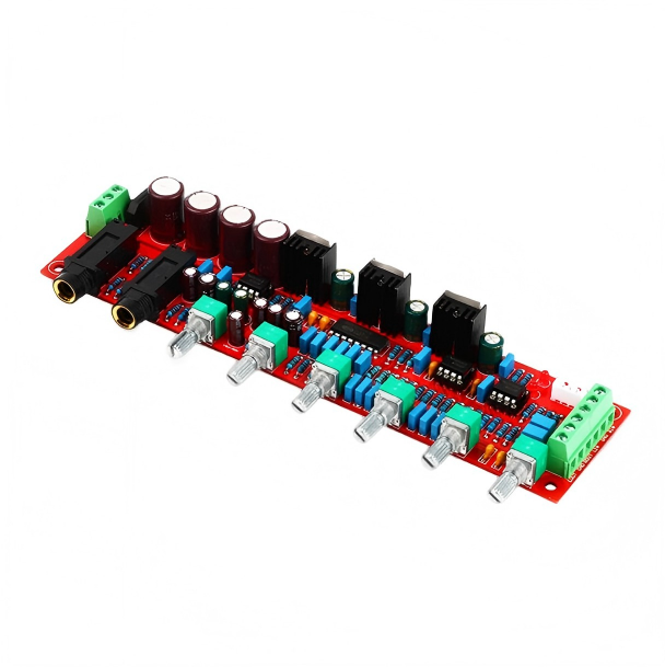 PT2399 Karaoke Microphone Reverb Board AC12-15V Mic Tone Control Preamplifier Module Audio DIY
