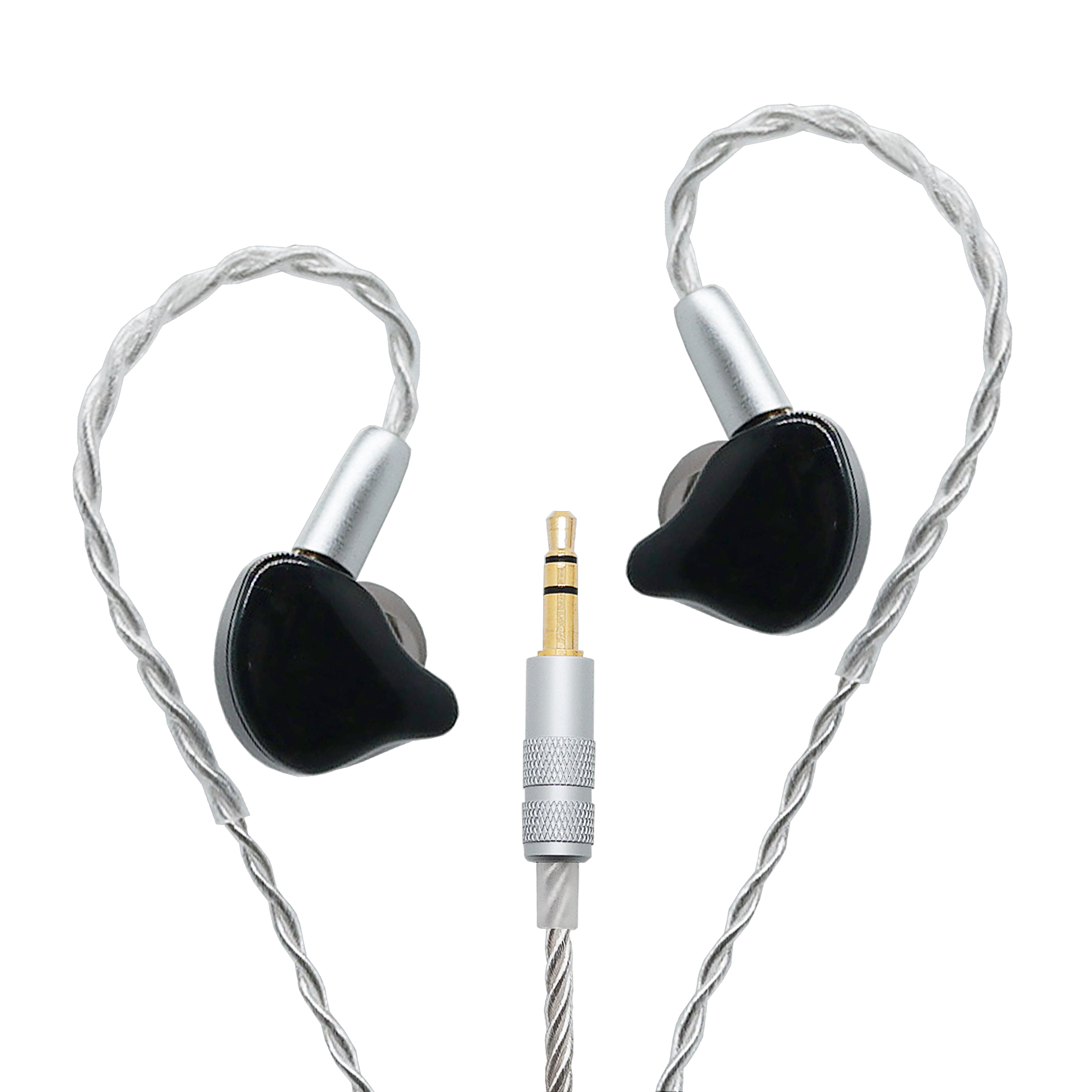 1,2 m+auriculares negros