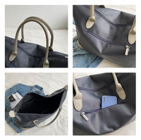 Sac de sport grande capacité pour entraînement et voyage, sac de week-end en polyester avec compartiment de rangement, sac de voyage de type duffel