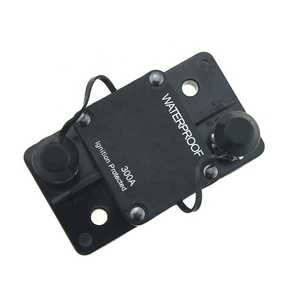 Amomd 12V-48V Hi-Amp tipo disyuntor 300 Amp sobrecorriente corte térmico reinicio automático caja moldeada para coche marino - Product Image 1