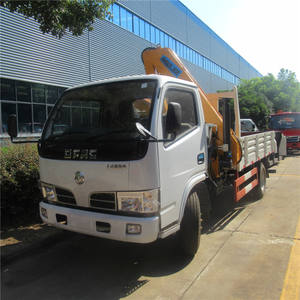 Dongfeng 4x2 4x4 3.2ton הידראולי לתפוס לבני מתקפל 2.5 טון knuckle בום משאית רכוב מנוף עבור מכירה - Product Image 4