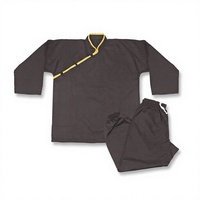 Uniformes de Kung Fu Unisexe Personnalisés 100% Coton pour Hommes et Femmes, Vêtements d'Entraînement de Tai Chi Traditionnels Chinois, Vos Designs