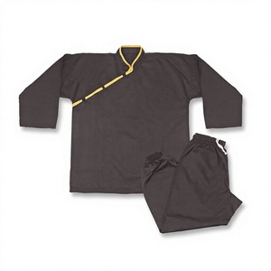 Uniformes de Kung Fu Unisexe Personnalisés 100% Coton pour Hommes et Femmes, Vêtements d'Entraînement de Tai Chi Traditionnels Chinois, Vos Designs - Product Image 4
