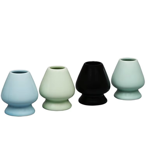 Support de brosse à thé prêt à être expédié en gros ensemble de placement en porcelaine de <span class=keywords><strong>chanson</strong></span> de cérémonie japonaise outil Matcha support de fouet en bambou - Product Image 5