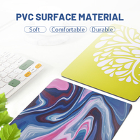 Modèles personnalisés usine anti-dérapant accessoires informatiques tapis de souris de jeu jouer tapis de bureau personnalisé PVC tapis de souris pour bureau maison