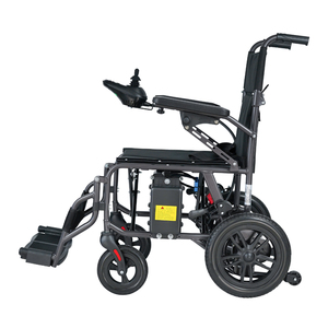 Silla de ruedas eléctrica Plegable ligera <span class=keywords><strong>CE</strong></span> ISO7176 suministros médicos precio de fábrica china controlador inteligente de Motor cepillado - Product Image 4