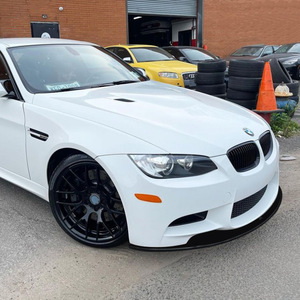 Amp-Z BMW 3 Series M3 E90 E91 E92 E93 Front Bumper Lip Splitter Piano Black Carbon Fiber Matte Finish - Product Image 2