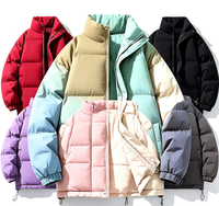 Nouvelle veste matelassée unie automne-hiver 2026 pour femmes et hommes, style coréen tendance, coupe ample, épaisse, décontractée, pour couple