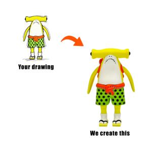 Escultura <span class=keywords><strong>de</strong></span> Pescado <span class=keywords><strong>de</strong></span> Vinilo Personalizada a Escala 1:12, <span class=keywords><strong>de</strong></span> 2D a 3D, Decoración <span class=keywords><strong>de</strong></span> Habitación, Juguete, Figura, Suministro <span class=keywords><strong>de</strong></span> Fábrica - Product Image 1