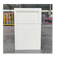 Pré-assemblage résidentiel mur construit extérieur métal lettre boîte aux lettres courrier boîte postale paquet en acier armoire de livraison boîte à colis