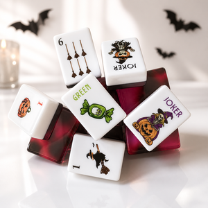Ensemble <span class=keywords><strong>de</strong></span> Mahjong Américain <span class=keywords><strong>de</strong></span> Luxe Personnalisé en Acrylique - Vente en Gros, Approvisionnement Direct Usine avec Emballage Cadeau pour Soirées Ludiques - Product Image 6