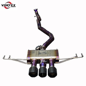 Système d'échappement Catback avec tuyau de descente en alliage de titane haute performance Vortex pour Honda Civic X Type R FK8 - Product Image 1