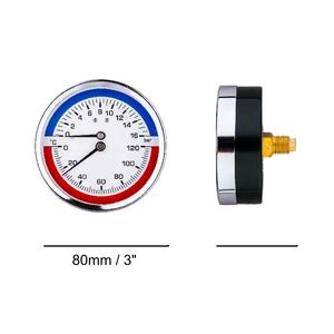 80Mm Thermo Manometer Thermomanometer Gecombineerd Hoge Temperatuur En Drukmeter - Product Image 4