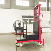 Chariot élévateur électrique neuf Anshun pour la manutention de commandes, 300 kg, moteur AC, hauteur de levage 3m-5m, à batterie, 4 roues motrices, nylon PU