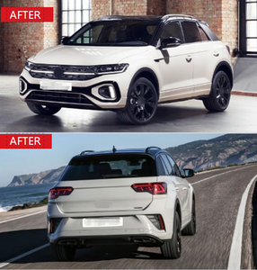 Kit de Carrocería para <span class=keywords><strong>T</strong></span>-<span class=keywords><strong>ROC</strong></span> <span class=keywords><strong>2018</strong></span> Modificado a 2022 <span class=keywords><strong>R</strong></span>-LINE con Faros Antiniebla, Parrilla Delantera, Parachoques, Guardabarros y Reestilización - Product Image 4