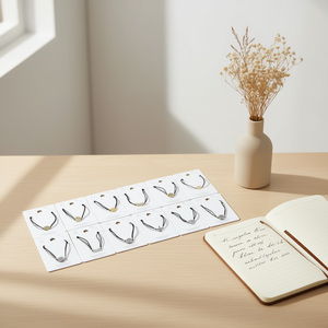 Stainless Steel <b>Bracelet</b> Pulsera 12Pcs <b>Set</b> Minimalist Charm Adjustable Women's Jewelry Fashion Accessory - Product Image 3