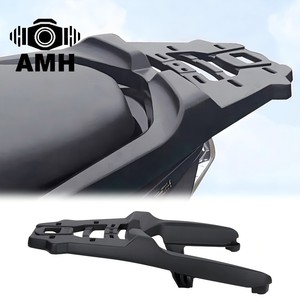 Accessoires de moto, porte-bagages arrière en alliage d'aluminium pour <span class=keywords><strong>Honda</strong></span> <span class=keywords><strong>RX125</strong></span> - Noir, porte-bagages, support de cargaison, étagère arrière pour moto - Product Image 2