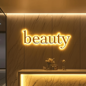 Insegna Luminosa 3D LED Personalizzata in Metallo Retroilluminato, Logo Aziendale IP65 Impermeabile per Esterni - Product Image 4
