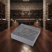 Boîtes rigides OEM d'usine pour emballage de vin, boîte cadeau rectangulaire pour quatre bouteilles, papier artistique + carton gris, doublure en éponge, logo personnalisé, boîte d'expédition